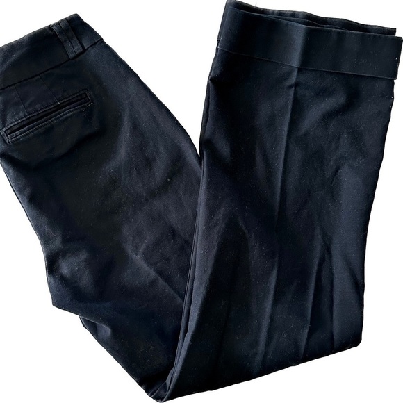 Banana Republic Navy Blue Pants Trousers Jackson Fit Wide Legs 6 - Picture 2 of 9